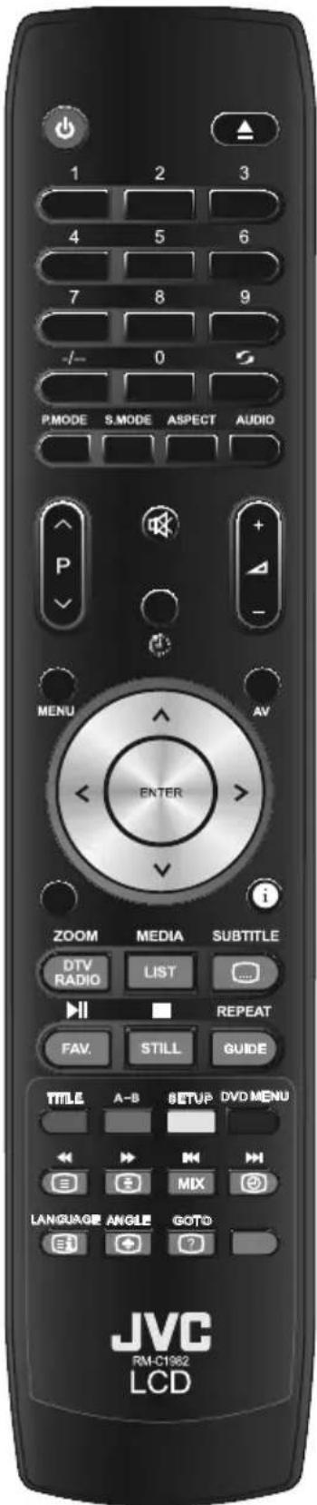 JVC LT-19DD1 - Fernbedienung für DVD - 1