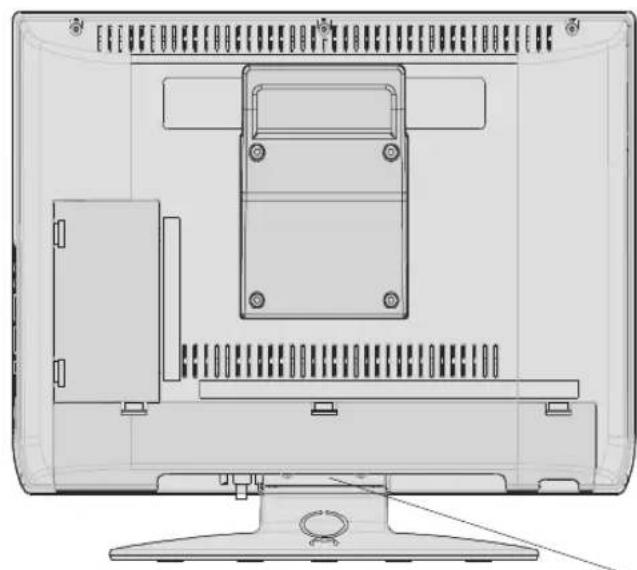 JVC LT-17C50BU - Bedienfeldtasten am Gerät - 3
