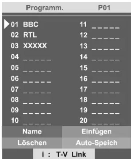 JVC LT-17C50BU - Das Menü Programm - 1