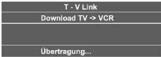 JVC LT-17C50BU - Downloading data to VCR (Herunterladen der Daten auf den Videorecorder): - 2