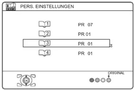 JVC PD-42X50 - EINSTELLUNGEN und drücken Sie dann die Taste OK oder ▶ - 1