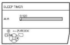 JVC PD-42V31 - Wählen Sie SLEEP TIMER und drücken Sie dann die Taste OK - 1