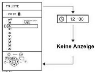 JVC PD-42V31 - Drücken Sie zur Anzeige der aktuellen Uhrzeit die Taste ⓘ (Information) - 1
