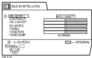 JVC PD-42V31 - Drücken Sie die Taste aa, um die Einstellung abzuschließen - 2