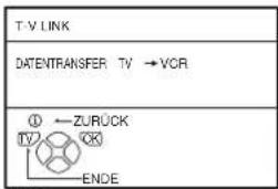JVC PD-42V31 - Drücken Sie die Taste OK zur Anzeige des Menüs T-V LINK - 1