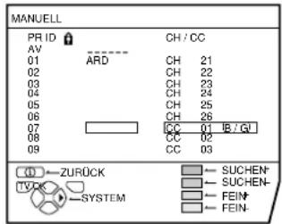 JVC PD-35D30ES - Starten Sie die Funktion MANUELL mit der blauen Taste - 1