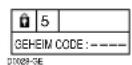 JVC PD-35D30ES - Drücken Sie die Taste ⓘ (Information) zur Anzeige von "GEHEIM CODE" (GEHEIM CODE-Eingabebildschirm) - 1