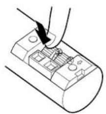 JVC PD-35D30ES - ■ Anschließen des Lautsprecherkabels am Anschluss der vorderen Lautsprecher - 1