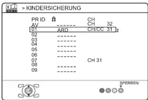 JVC PD-35B50 - ■ Einstellen der KINDERSICHERUNG-Funktion - 2
