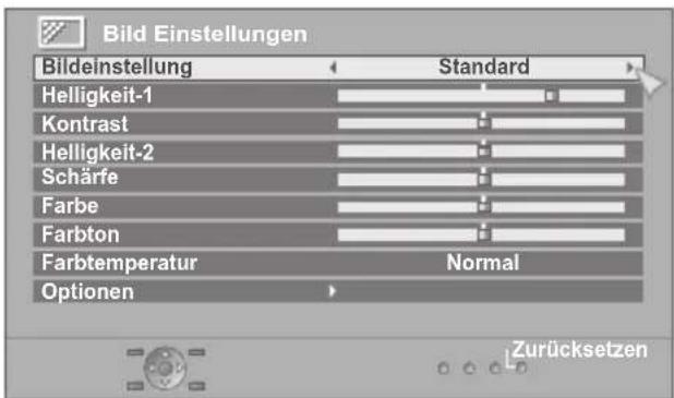 JVC LT-42DV8BG - Bild Einstellungen - 1