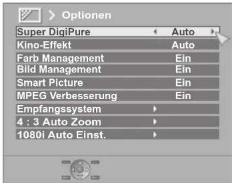 JVC LT-42DV8BG - > Optionen (Untermenü) - 1