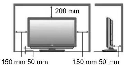 JVC LT-42DV8BG - Aufstellen - 1