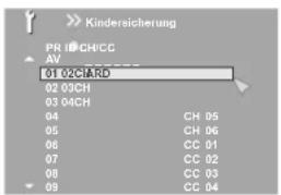 JVC LT-42DS9BU - Sender sperren - 3