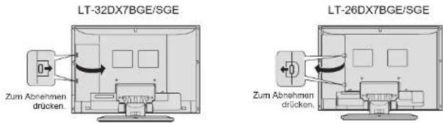JVC LT-32DX7 - Bezeichnungen der Teile - 2