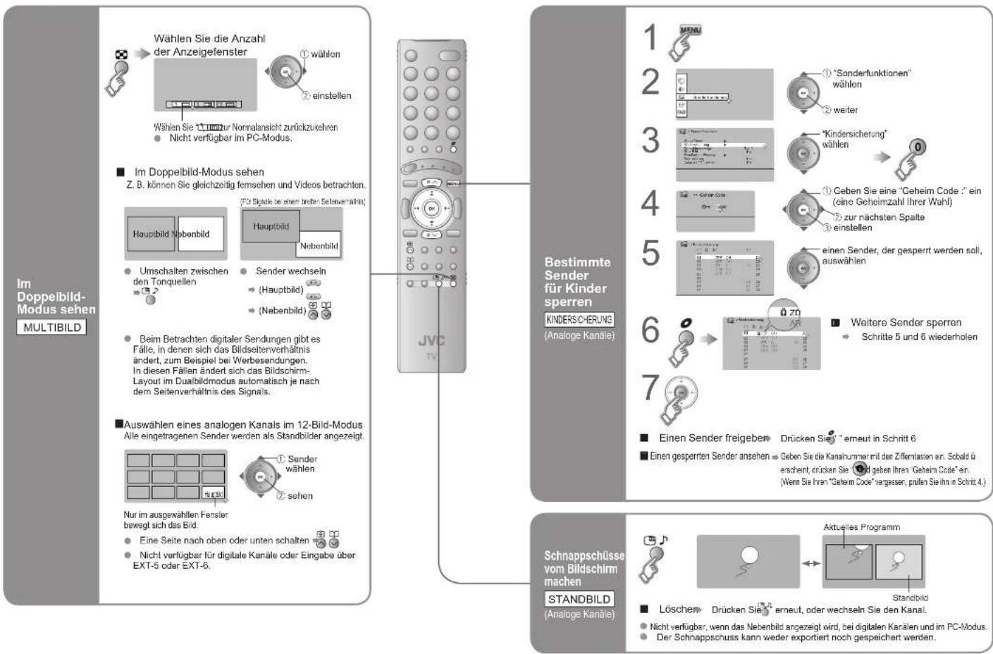 JVC LT-32DX7 - Nützliche Funktionen (Fortsetzung) - 1