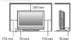 JVC LT-37DA8ZU - Vorsicht beim Aufstellen - 1
