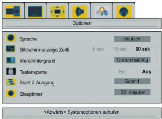 JVC LT-30E45S - Optionsmenü - 1