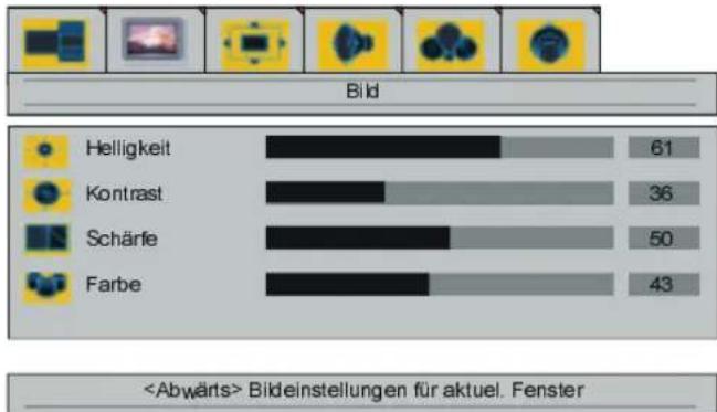 JVC LT-30E45S - Bildmenü - 1