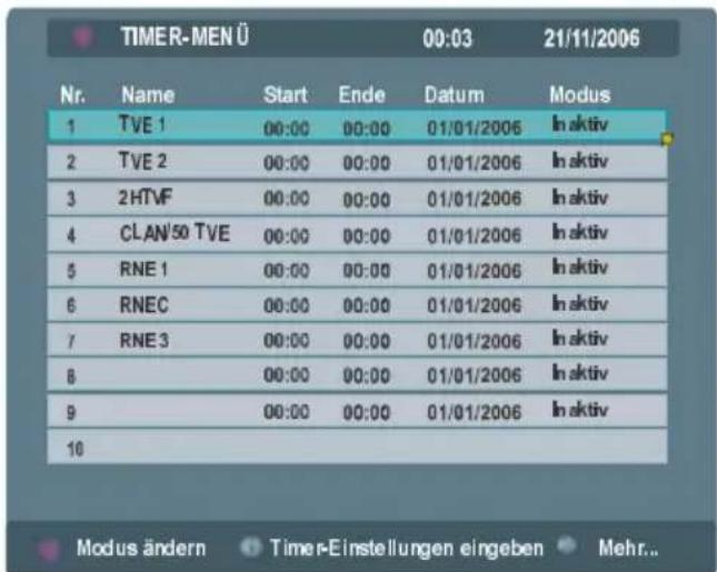 JVC LT-26DF7 - Wählen Sie die Option Timer und drücken Sie dann die Taste OK. - 1