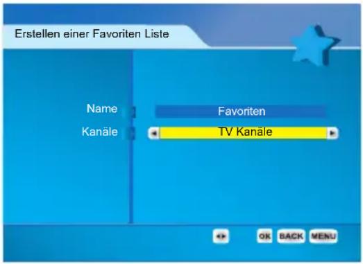 JVC LT-19DK8ZG - Einstellung der favorisierten TV Kanäle und Radiosender - 2