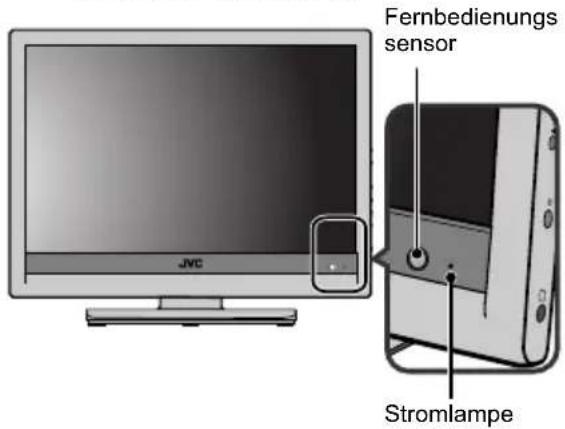 JVC LT-19DK8ZG - Drücken Sie den (Standby) Knopf auf der Fernbedienung - 1