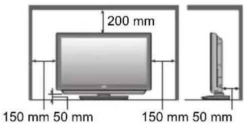 JVC LT-47DV8 - Aufstellen - 1