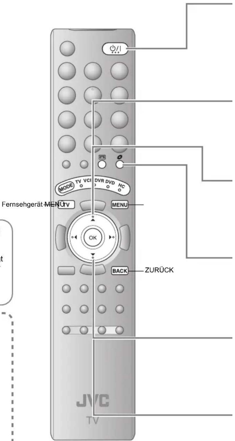 JVC LT-47DV8 - Anfangseinstellungen - 1
