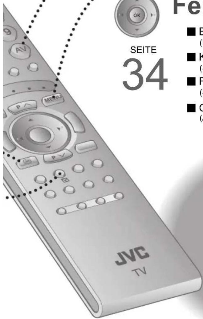 JVC LT-47DV8 - Einrichten des Fernsehgerätes - 1