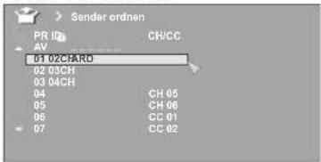 JVC LT-46DS9 - Sender bearbeiten - 1