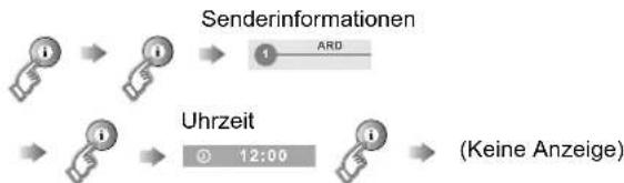 JVC LT-46DS9 - Senderinformationen und Uhr - 1