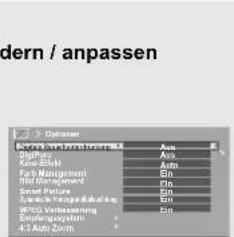 JVC LT-46DS9 - Einstellung ändern oder anpassen - 4