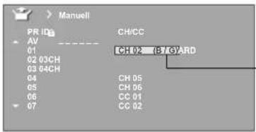 JVC LT-46DS9 - ■Manuelle Registrierung eines Digitalkanals - 1