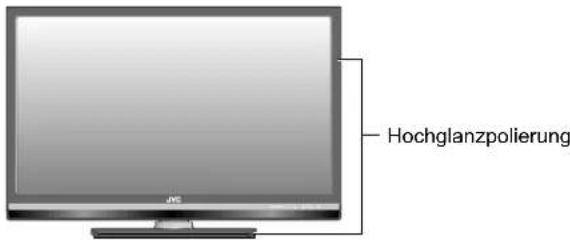 JVC LT-46DS9 - Handhabung der Hochglanpolierung des Fernsehers - 1