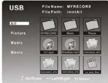 DENVER TFD-1914MC - USB - 1