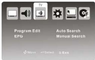 DENVER TFD-2214MC - DTV-Menü - 1
