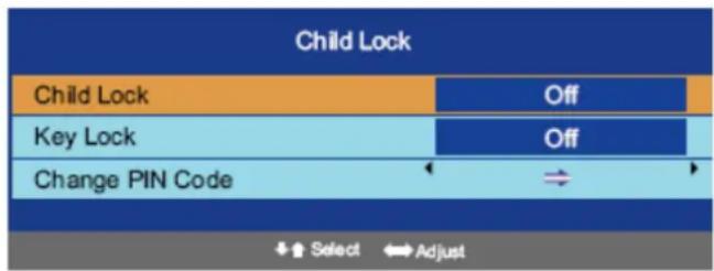 DENVER DFT-2370 - Kindersicherung (Child lock) - 1