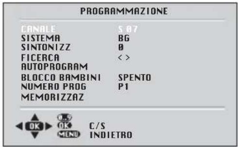 SEG CTV 2808 - Sintonizzazione manuale - 2