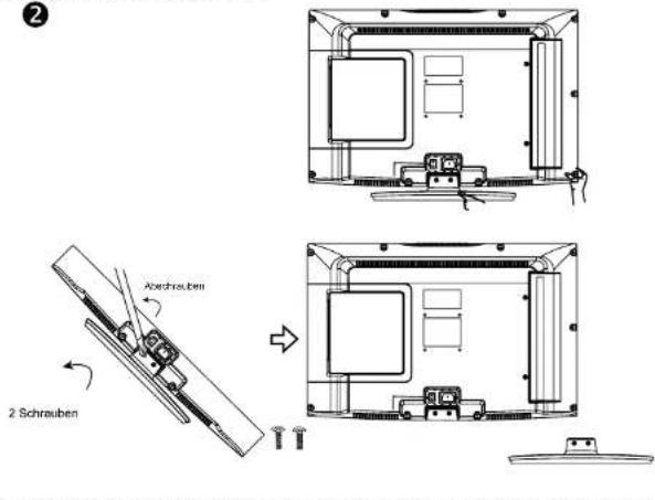 SEG Bergamo - ENTFERNEN DES TV-STANDFUSSES - 3