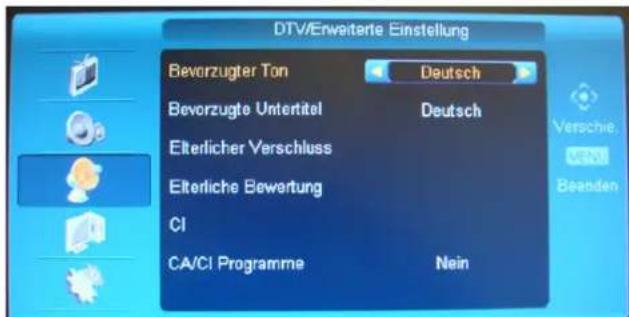 SEG Stockholm - DTV Function menu options - 2