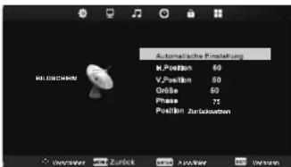 SEG Savona - SCREEN MENÜ (Bildschirmmenü) - 1