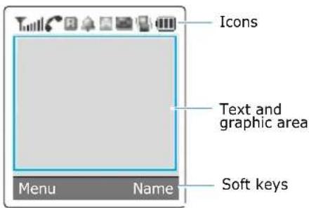 SAMSUNG SGH-C100 - Display Layout - 1