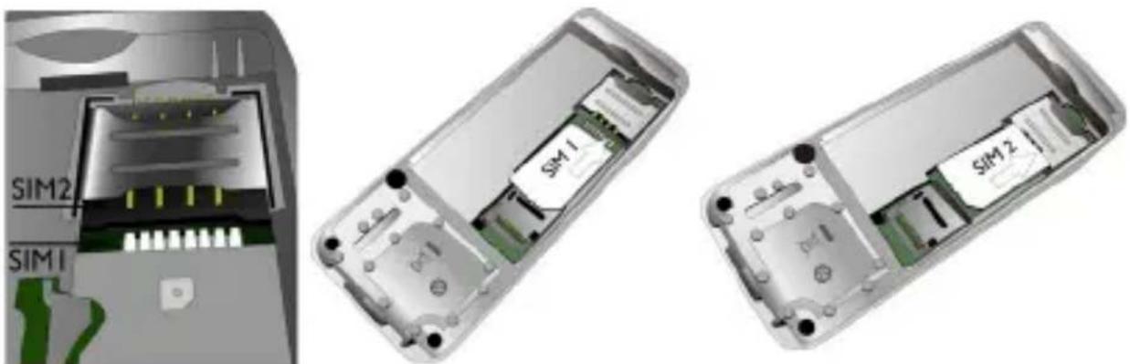 PHILIPS Xenium X100 - Inserting the SIM card - 2
