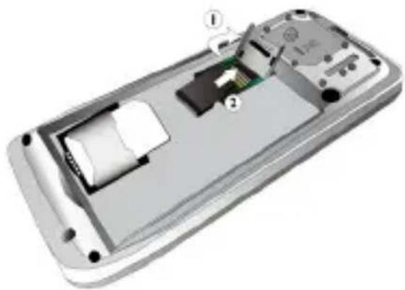 PHILIPS Xenium X100 - Insert a Micro-SD card (memory card) - 1