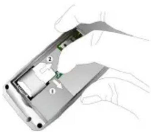 PHILIPS Xenium X100 - Remove the SIM card - 1
