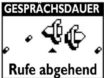 GESPRÄCHSDAUER Rufe abgehend