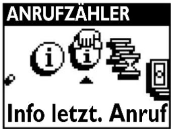 ANRUFZÄHLER info letzt. Anruf