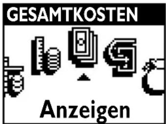 GESAMTKOSTEN Anzeigen
