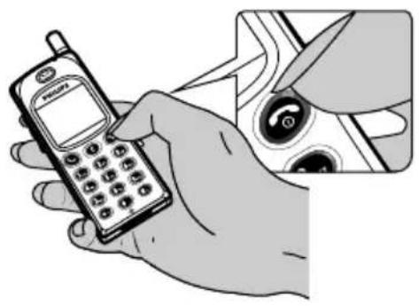 PHILIPS Xenium 989 - Einschalten des Telefons - 2