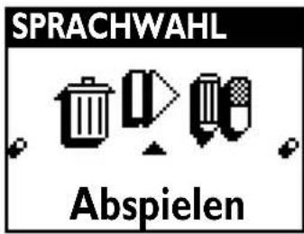 SPRACHWAHL Abspielen