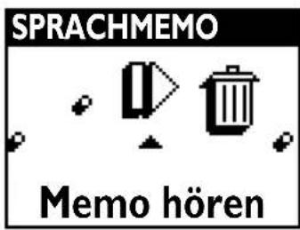 SPRACHMEMO Memo hören